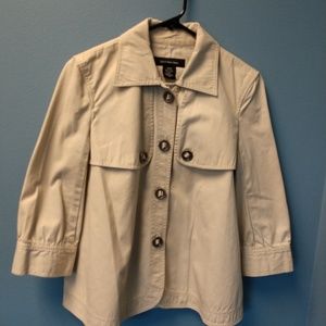 Calven Klein Khaki Blazer Jacket Button Up